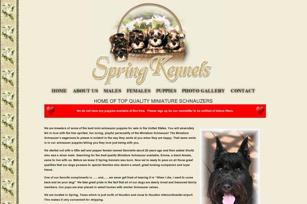 springkennels.com site used Springkennels8