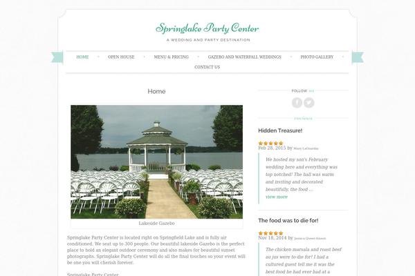 WordPress website example screenshot
