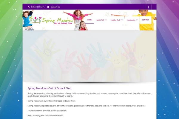 Envision Child theme site design template sample