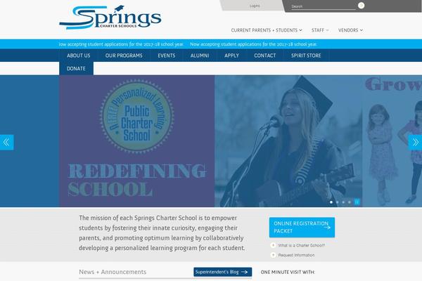 springscharterschools.org site used Springscharterschools