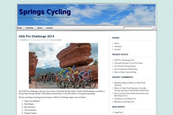WordPress website example screenshot