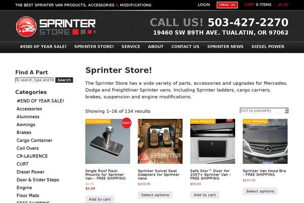 sprinterstore.com site used Sprinter-store