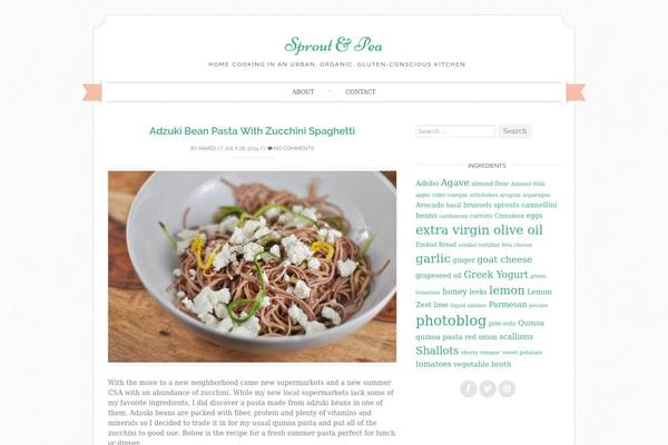 Sugar and Spice theme site design template sample