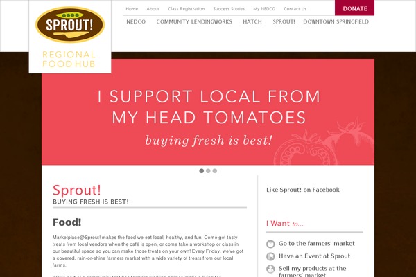 sproutfoodhub.org site used Nedco