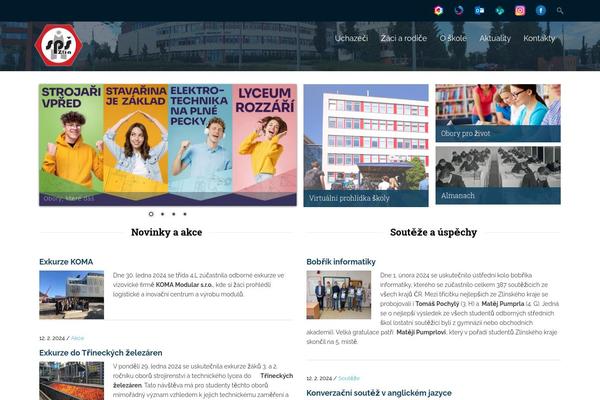 Polytechnic theme site design template sample