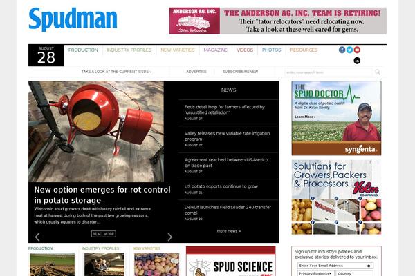 WordPress website example screenshot