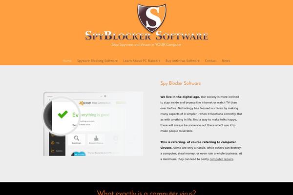 spyblocker-software.com site used Flat