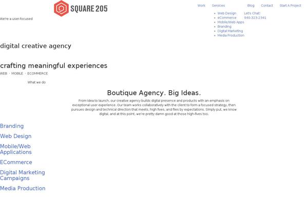 square205.com site used Square205