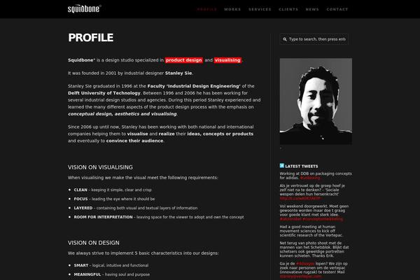 Clique theme site design template sample