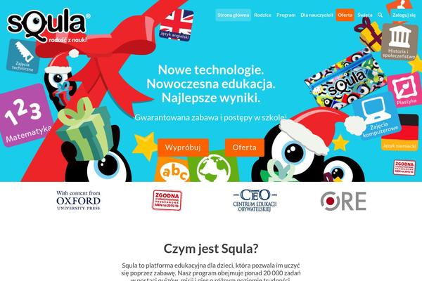 squla.pl site used Squla-child
