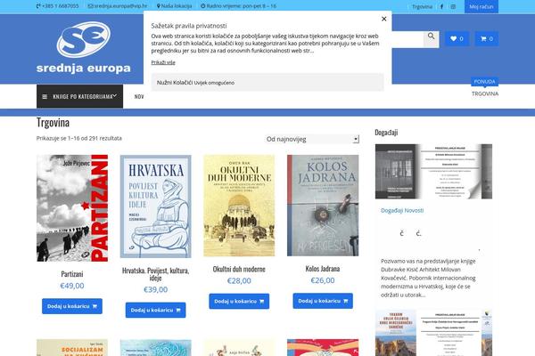 srednja-europa.hr site used Online-shop-pro