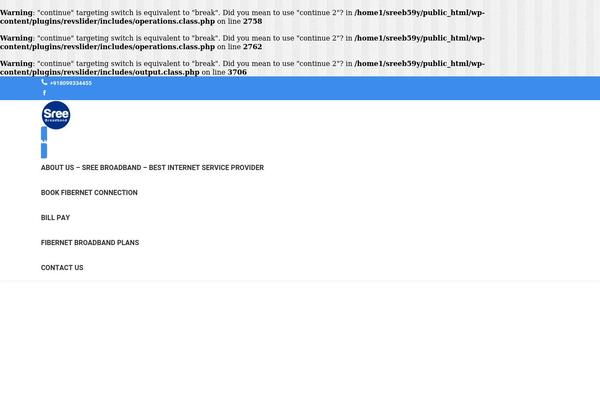 WordPress website example screenshot