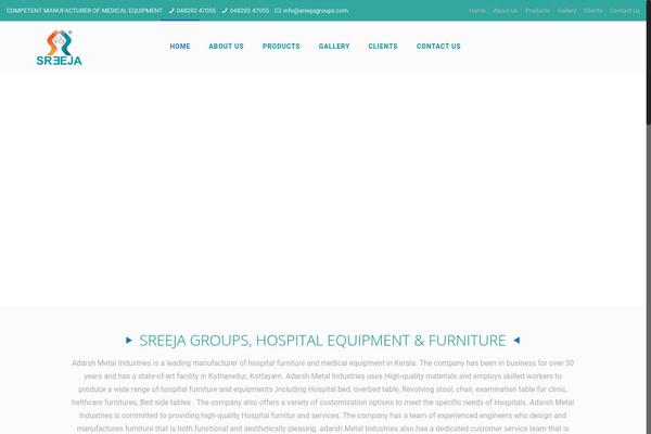 WordPress website example screenshot