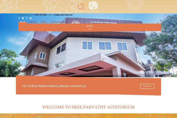 sreeparvathy.com site used Sree