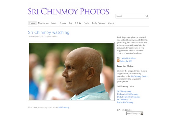srichinmoyphoto.com site used Toujours