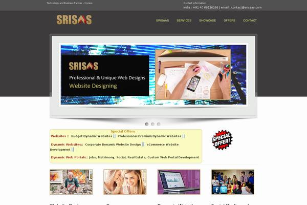 srisaas.com site used Srisaas