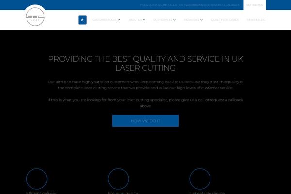 ssclaser.co.uk site used Responsive_theme_2023