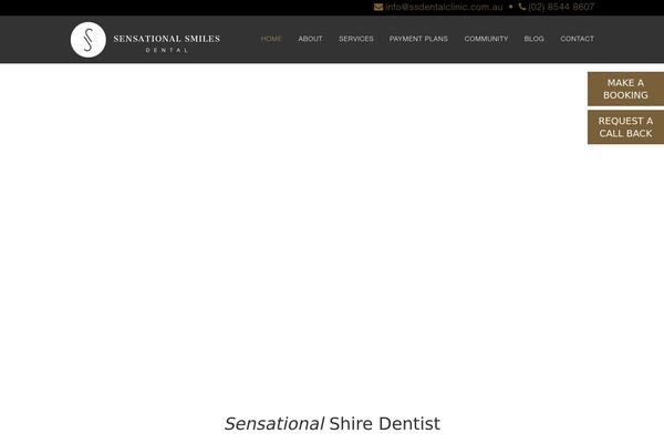 WordPress website example screenshot