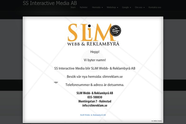 ssmedia.se site used StoreBiz