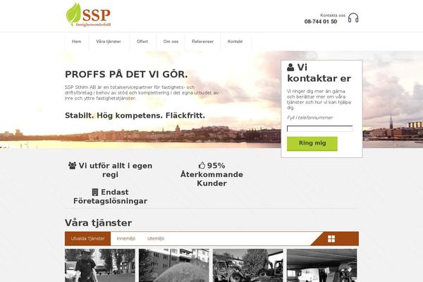 WordPress website example screenshot