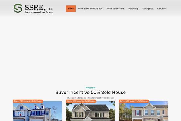 Realhomes Child theme site design template sample