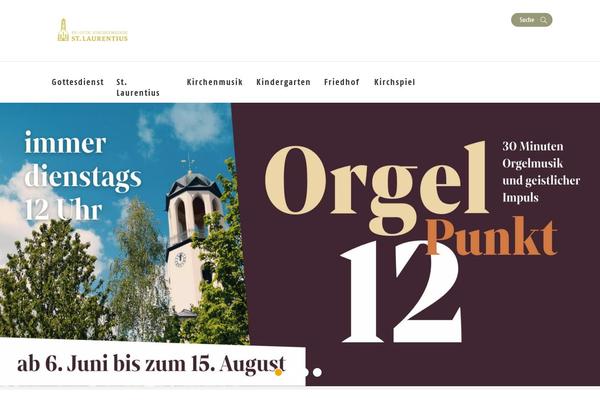 WordPress website example screenshot