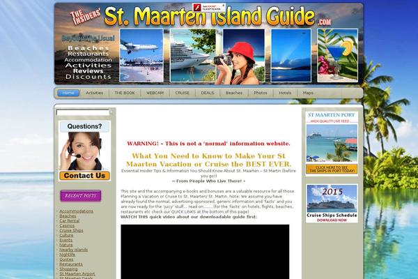 st-maarten-island-guide.com site used WP Diary