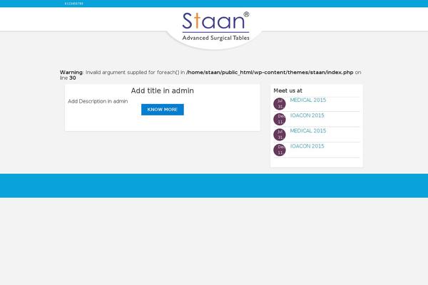staan.net site used Staan