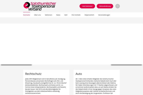 staatspersonal.ch site used Staatspersonal