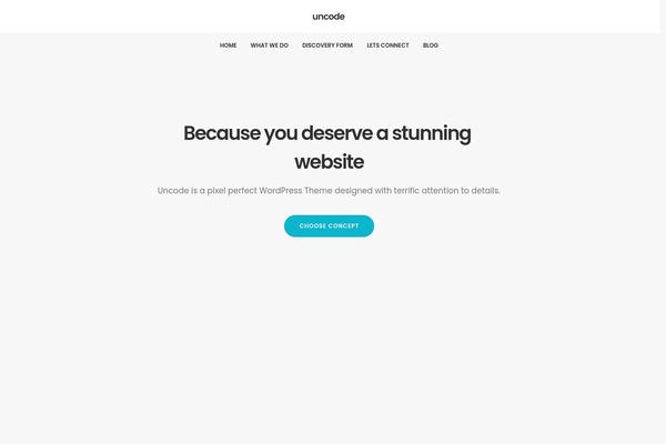 Site using Uncode-js_composer plugin