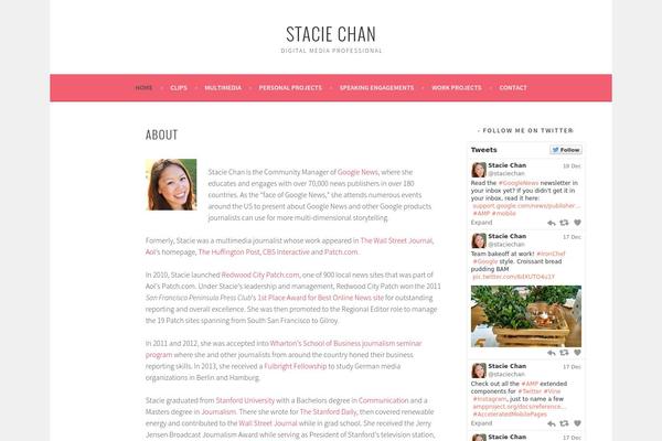 WordPress website example screenshot