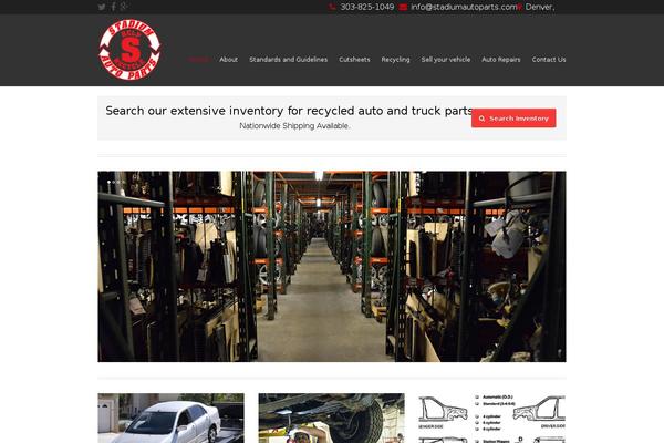 Total theme site design template sample