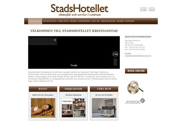 stadshotelletkristianstad.se site used Stadshotelletkstad