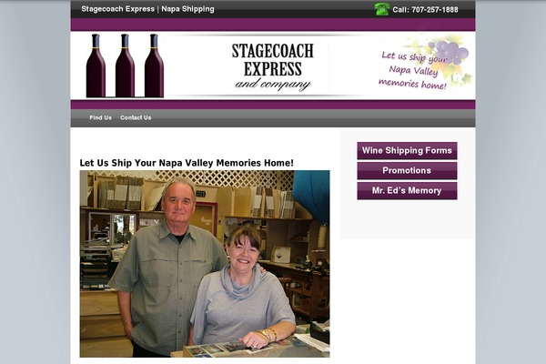 stagecoachexpress.com site used Sandwich
