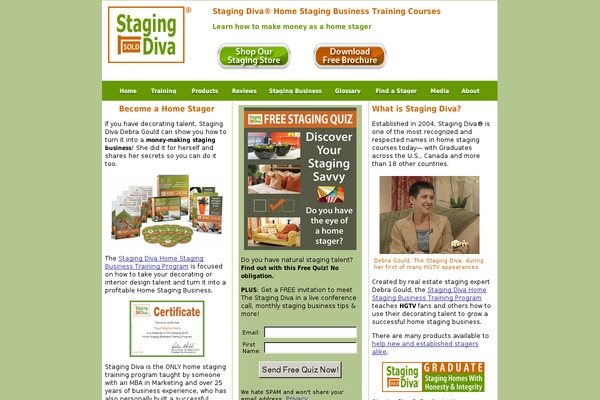 stagingdiva.com site used Stagingdiva