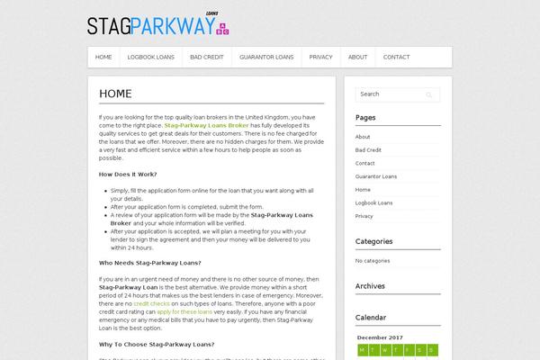 WordPress website example screenshot