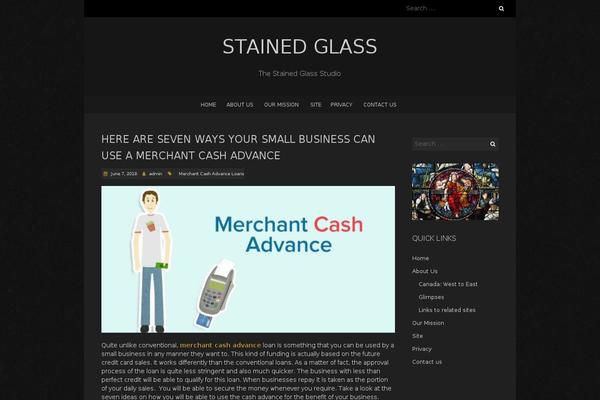 Stained Glass theme site design template sample