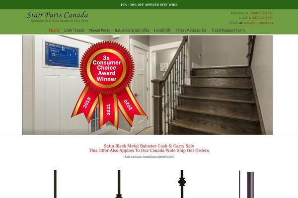 stairparts.ca site used U Design Child
