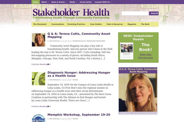 stakeholderhealth.org site used Stakeholder-divi-child-theme