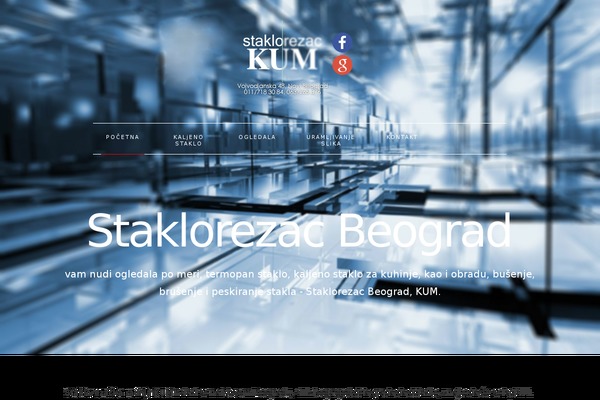 staklorezac-beograd.com site used Finale