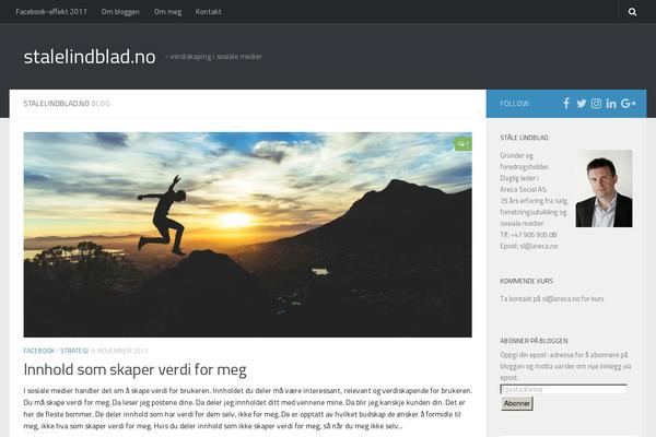 Hueman theme site design template sample