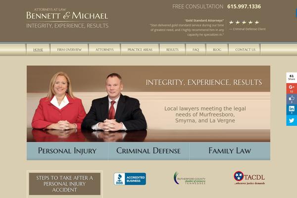 stanbennettlaw.com site used LawCounsel