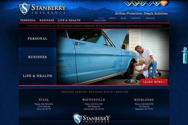 stanberry-ins.com site used Activeagency-child