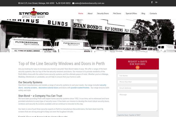 Avada theme site design template sample