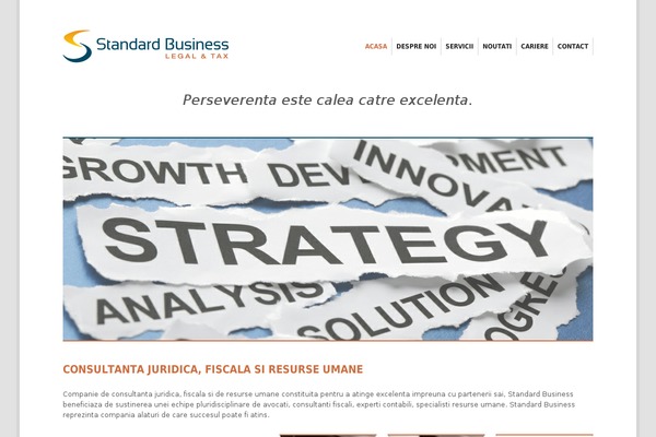 standardbusiness.ro site used Framework