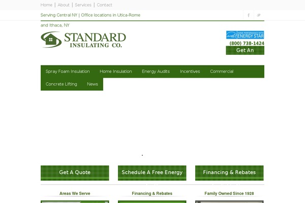 Standard theme site design template sample