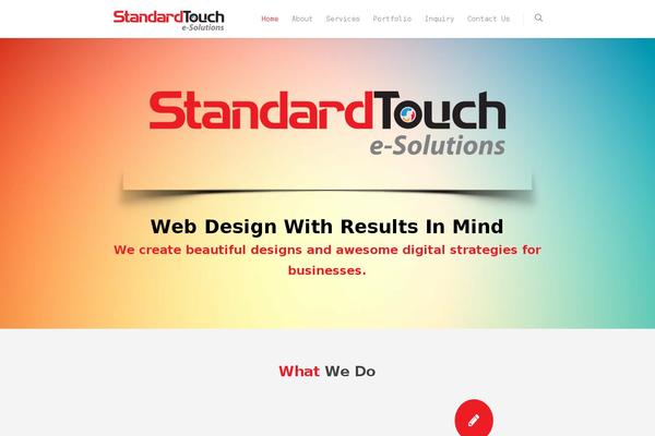 standardtouch.com site used Salient