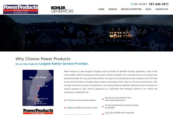 WordPress website example screenshot