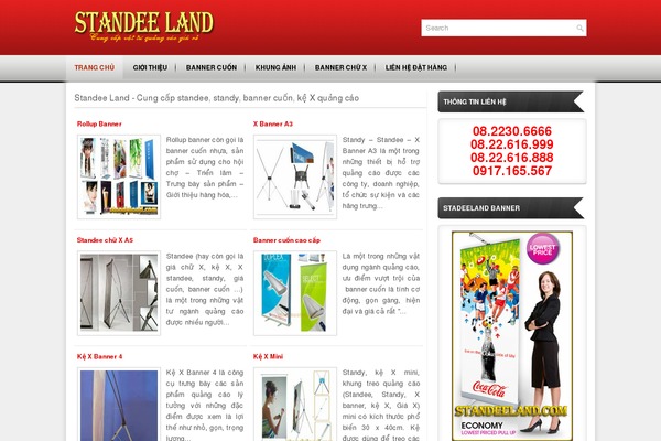 standeeland.com site used Outbuilt