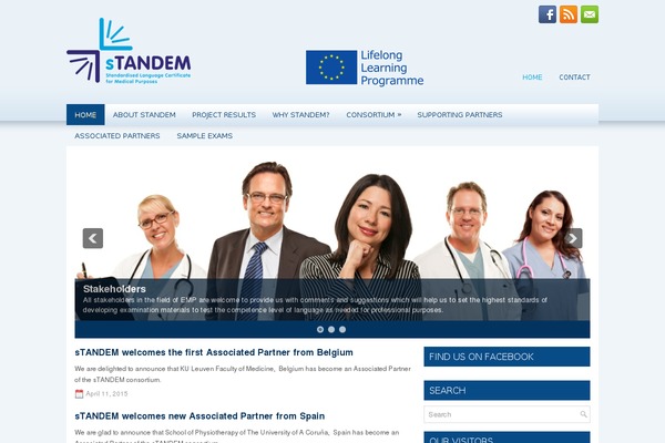 standem.eu site used Education Hub